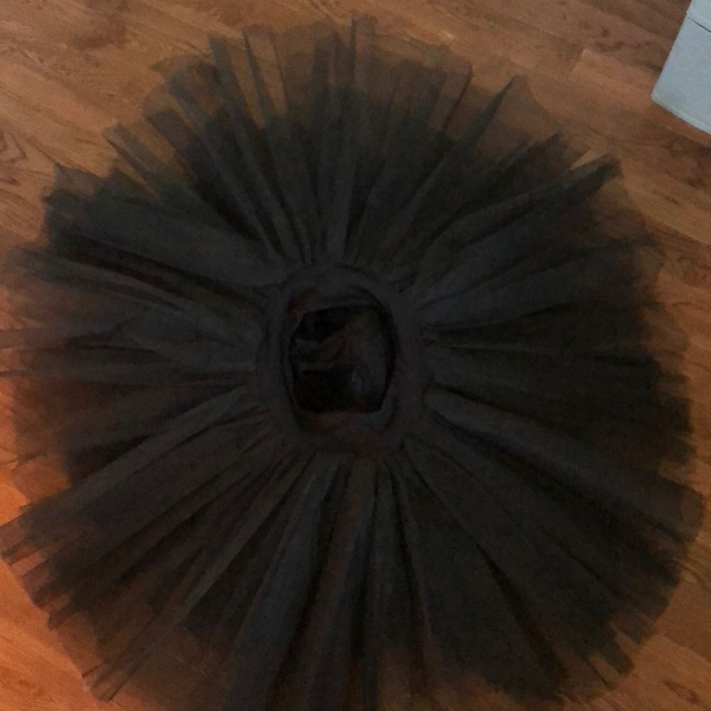 Black pancake tutu